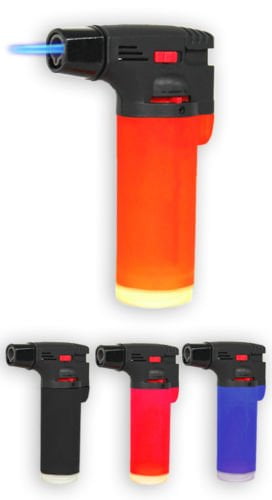 4 Ct Eagle PEN Torch Jet Flame Refillable Lighter Neon Color Kitchen Camping BBQ 