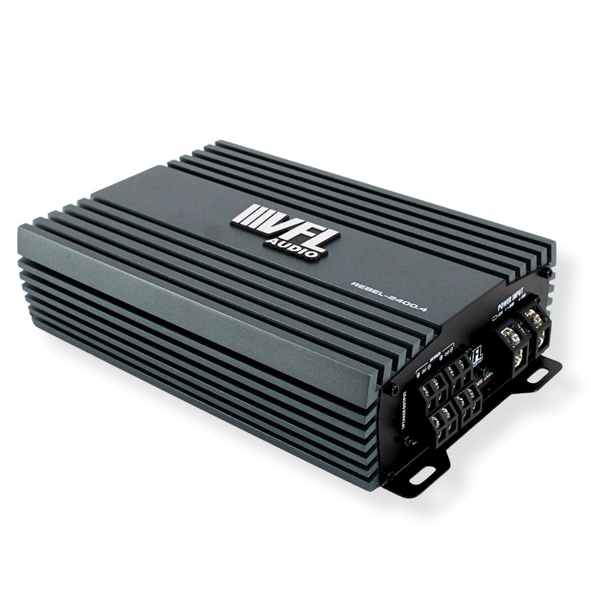 American Bass 2560 Watts 2-Ohm 4-Channel Class D Digital Amplifier REBEL-2400.4