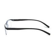 YIYOUZQT 4 Pack Spring Hinge Reading Glasses Blue Light Blocking Computer Readers for Women Men Rectangular Eyewear Lightweight Magnification Presbyopia Eyeglasses
