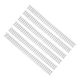 thumbnail image 1 of Zaqw Iron Wire Binding, Nylon Coating, 3:1 Pitch, Compatible with Most Wire Binding Systems, 100 Count, 1 of 8