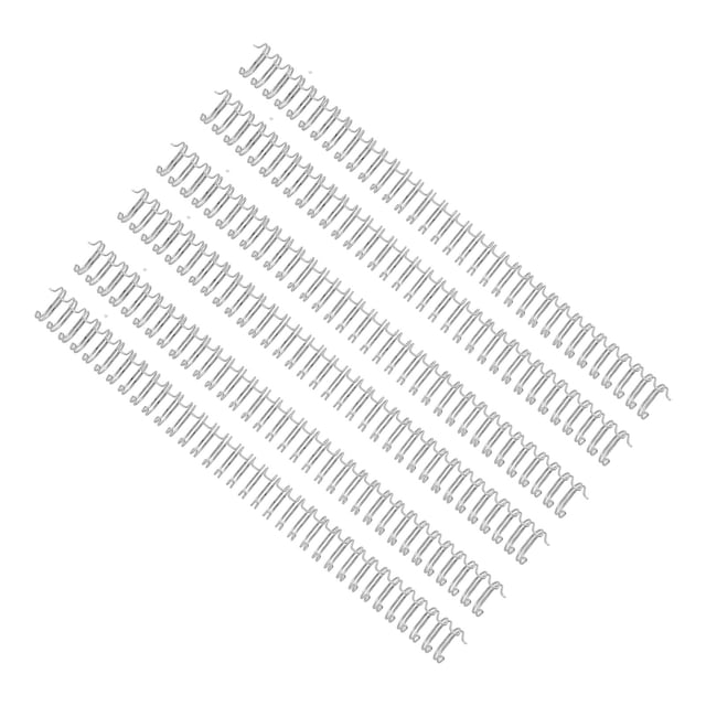 Zaqw Iron Wire Binding, Nylon Coating, 3:1 Pitch, Compatible with Most Wire Binding Systems, 100 Count