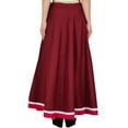 thumbnail image 4 of Bimba Women Long Boho Maxi Skirt Cotton Flared Skirts With Drawstring Waist, 4 of 4
