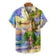 thumbnail image 2 of Camisas hawaianas para hombre, blusas de manga corta con estampado de sirena para playa, camisas nuevas de gran tamaño, ropa de diseñador para hombre de alta calidad, 2 of 5
