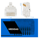 thumbnail image 4 of Plug Conector  Bloosom  Rj45 Para Cable Red Utp Cat 5e 100 Piezas Transparente, 4 of 5