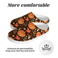 thumbnail image 6 of Yiaed Autumn Pumpkin Print Slippers Fuzzy Warm Cozy Slippers Non Slip House Slippers For Indoor Outdoor Slippers House Slippers-39/40, 6 of 7