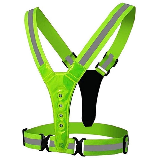 Fiudx Chaleco Reflectante, Seguridad Suave y Transpirable, Chaqueta Impermeable para Correr, Ropa de Ciclismo Brillante, para Deportes Al Aire Libre, para Fitness para Hombres y Mujeres, Diseño Liger