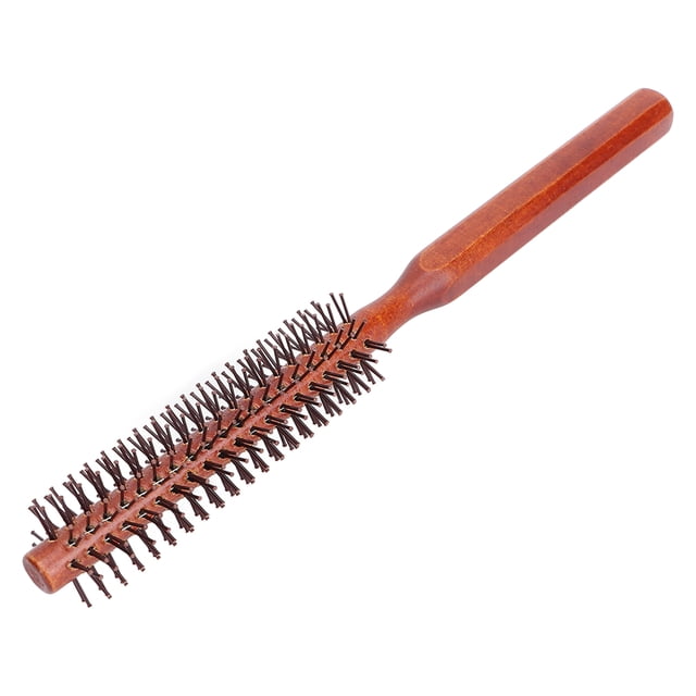 Curling Roll Hairbrush, Wood Handle Humanized Design Anti Deformation Styling Hair Brush For Home Use