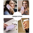 thumbnail image 6 of iPhone 11 Case, iPhone 11 Phone Case Love Heart Cute Case with Wristband Kickstand Holder Soft TPU Plating Bumper Protective Slim Shockproof iPhone 11 Phone Case Cover for Girls Women, Purple, 6 of 16