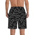 thumbnail image 3 of KLL Chemistry Formulas 1 Men's Casual Summer Beach Shorts Hawaiian Shorts with Pockets-XX-Large, 3 of 5