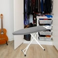 thumbnail image 4 of Funda para tabla de planchar, gruesa, transpirable, aislante térmico, ideal para uso doméstico y de viaje. paño de plata, 4 of 9
