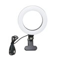 thumbnail image 1 of HLONK Clip-on LED Ring Light 8-inch Live Streaming Fill Light Desktop Selfie Ring Light, 1 of 6