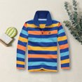 thumbnail image 3 of Boys' Polo Shirt Long Sleeve Polo Collared Shirt Basic T-Shirts Casual Blouse Tops Pullover for Big Boys 12-13 Years, 3 of 4
