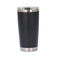 thumbnail image 1 of Stainless Steel Vacuum Insulated Tumbler W/ Lid, Travel Mug, , 20 oz for office and home Outdoor Hot Beverage iced drink - Black, 1 of 8