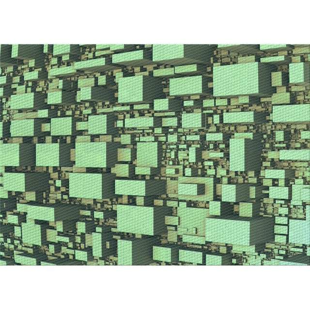 Ahgly Company Machine Washable Indoor Rectangle Transitional Medium Forest Green Area Rugs, 7' x 10'