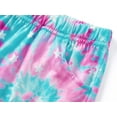 thumbnail image 5 of Big Girls Tie Dye Pajamas Tee & Shorts 2-Piece Clothes Set Cute Jammies Size 10, 5 of 7