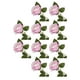 thumbnail image 1 of Injueey 10 centros de flores artificiales decoración Rosa claro, 1 of 6