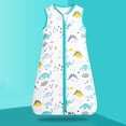 thumbnail image 2 of HAOTAGS Baby Sleep Sack (0-24 Months) Wearable Blanket for Babies 100% Cotton 2-Way Zipper Toddler Sleeping Bag Multicolor Size 6M, 2 of 10