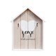 thumbnail image 1 of Wooden House Key Holder for Key Storage White Vintage Wall Mounted Box, 1 of 2