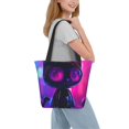 thumbnail image 2 of Easygdp Neon Toy Cat Reflections Bolso de Hombro para Mujer, Bolso Bandolera y Cartera de Mano Elegante para Uso Diario, 2 of 5