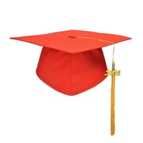 geerera Unisex Matte Graduation Cap with 2025 Tassel for High School & Bachelor, Graduation Ceremony Party Photo Props
