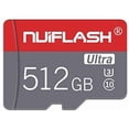 thumbnail image 1 of MicroSDXC de 512 GB, velocidad ultra rápida (U3/V30/A2), ideal para cámaras de vigilancia, tabletas y grabación en 4K, con adaptador SD, 1 of 8
