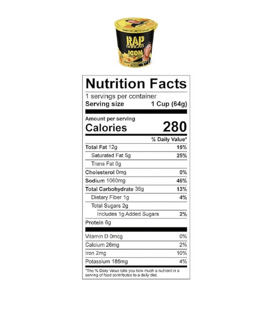 Rap Snacks Creamy Chicken Gumbo Ramen Noodles, 12 Cups