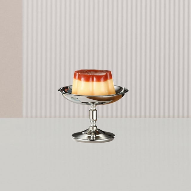 Cuenco de acero inoxidable para helado, taza de postre, multiusos, elegante, para parfait, helado, trifle, cuenco de postre con pie para condimentos Pudín