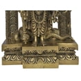 thumbnail image 3 of 14" Lord Vishnu in Cosmic Magnification Brass Idol | Handmade Hindu Sculpture | Virat Roop, 3 of 4
