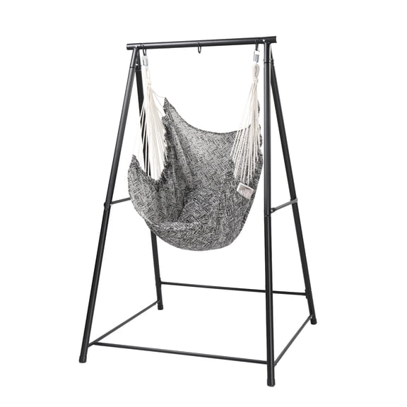 Hammock Chair Stand with Swing Chair, 112*113*180cm