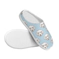 thumbnail image 3 of Lsque Dog Pattern Womens Comfort Cotton on Scuff With Memory Foam and Anti-skid Sole Slipper-39/40, 3 of 7