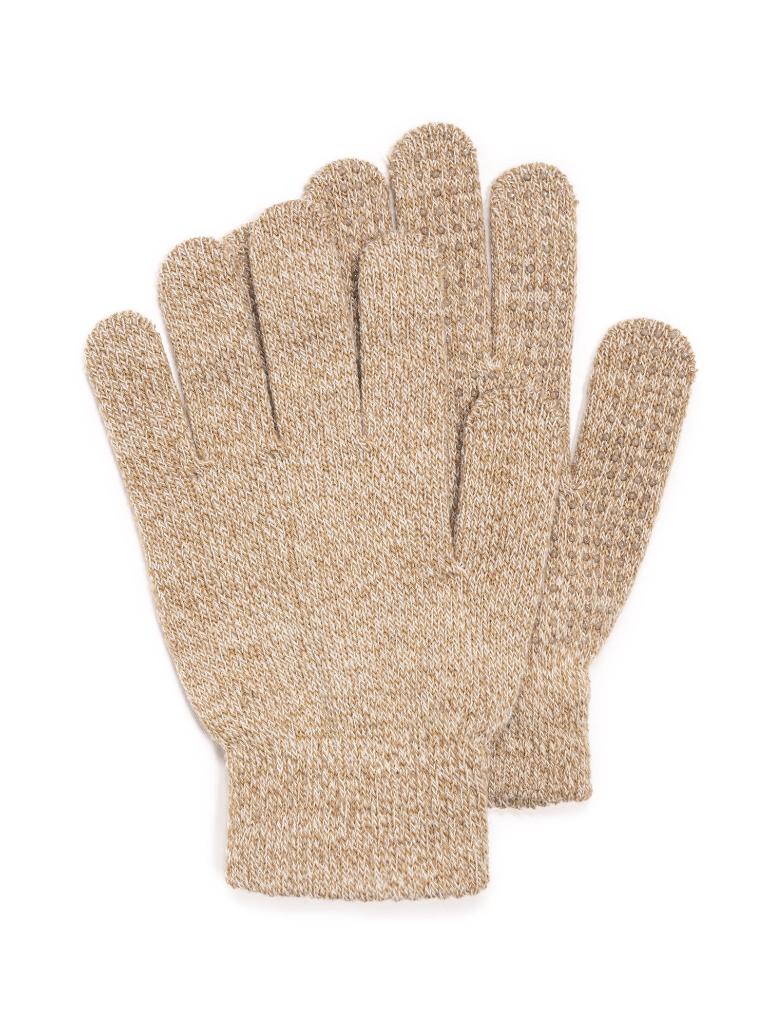MUK LUKS Women's Marled Stitch Beanie & Magic Gloves, 2 Piece Set