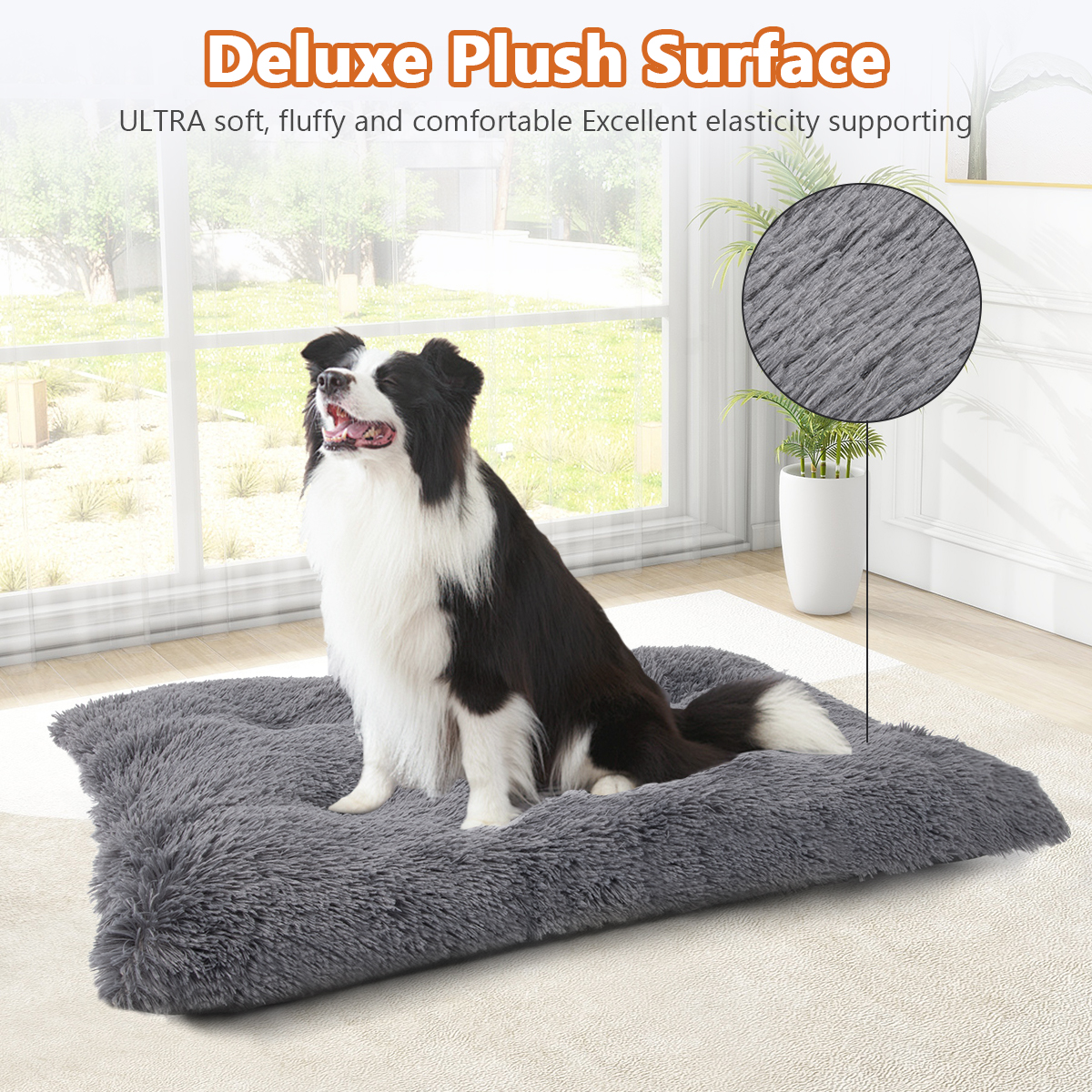 Cshidworld Plush Orthopedic Dog Bed, Large photo 8