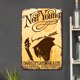 thumbnail image 2 of Placa Metal Vintage Neil Young Pintura Hierro Rectangular Barra Pared 20x30cm, 2 of 9
