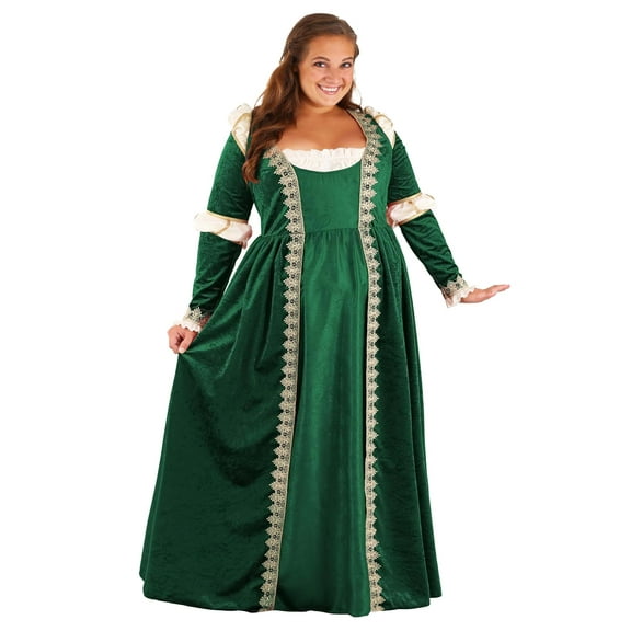Plus Size Emerald Maiden Women's Costume