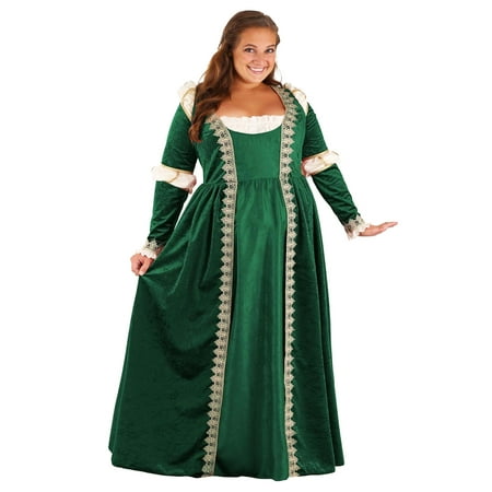 Plus Size Emerald Maiden Women s Costume