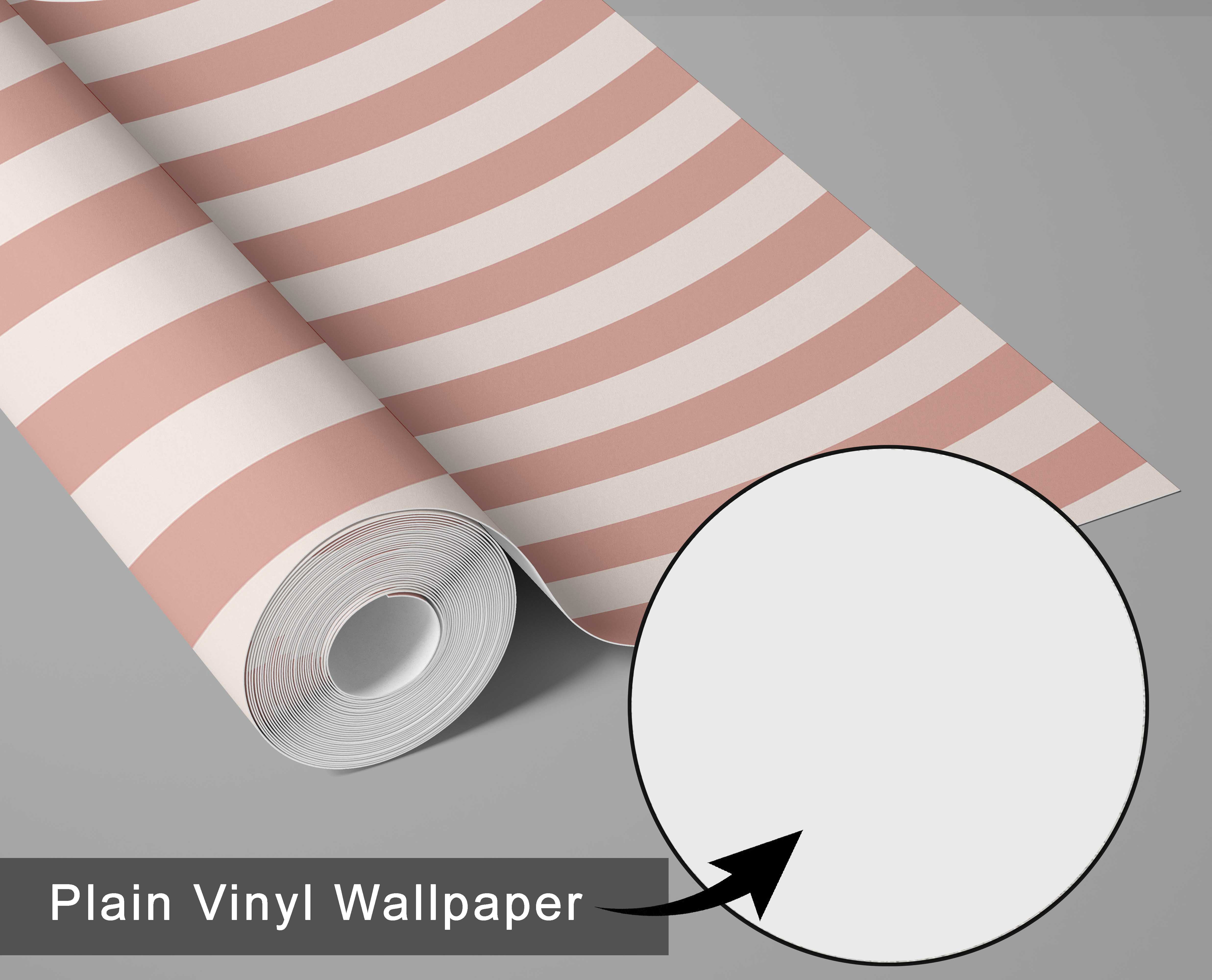 S4Sassy Self Adhesive Wallpaper, Pink Vertical Stripes Wallpaper, Removable DIY Vinyl Wall Covering, Peel and Stick Contact Paper for Entryway Accent Wall, Easy Home Decor Solution (25"x120")