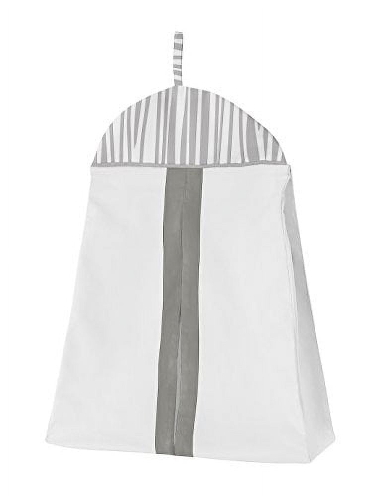 Sweet Jojo Designs Woodsy Grey and White 4 Piece Crib Bedding Set