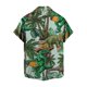 thumbnail image 2 of Camisas Hombre Vestir Hombres Verano Día de la Independencia Moda Ocio Playa Digital 3D Botón de impresión Camiseta de manga corta (AD, M), 2 of 5