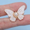thumbnail image 6 of 8 Pcs Butterfly Jean Buttons Pins Pant Waist Tightener Detachable Pant Waist Tightener Removable Pants Clips for Waist No Sew&Tools Instant Decorative Buckle, 4 Colors-Topboutique, 6 of 8