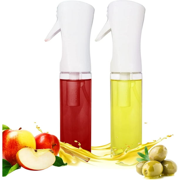 ShenMo Spray Huile Cuisine. Vaporisateur Huile d'olive. Spray de Cuisson  pour salade, pizza. 2 unités Huile en Spray. Bouteille Huile en Spray  210ml. 
