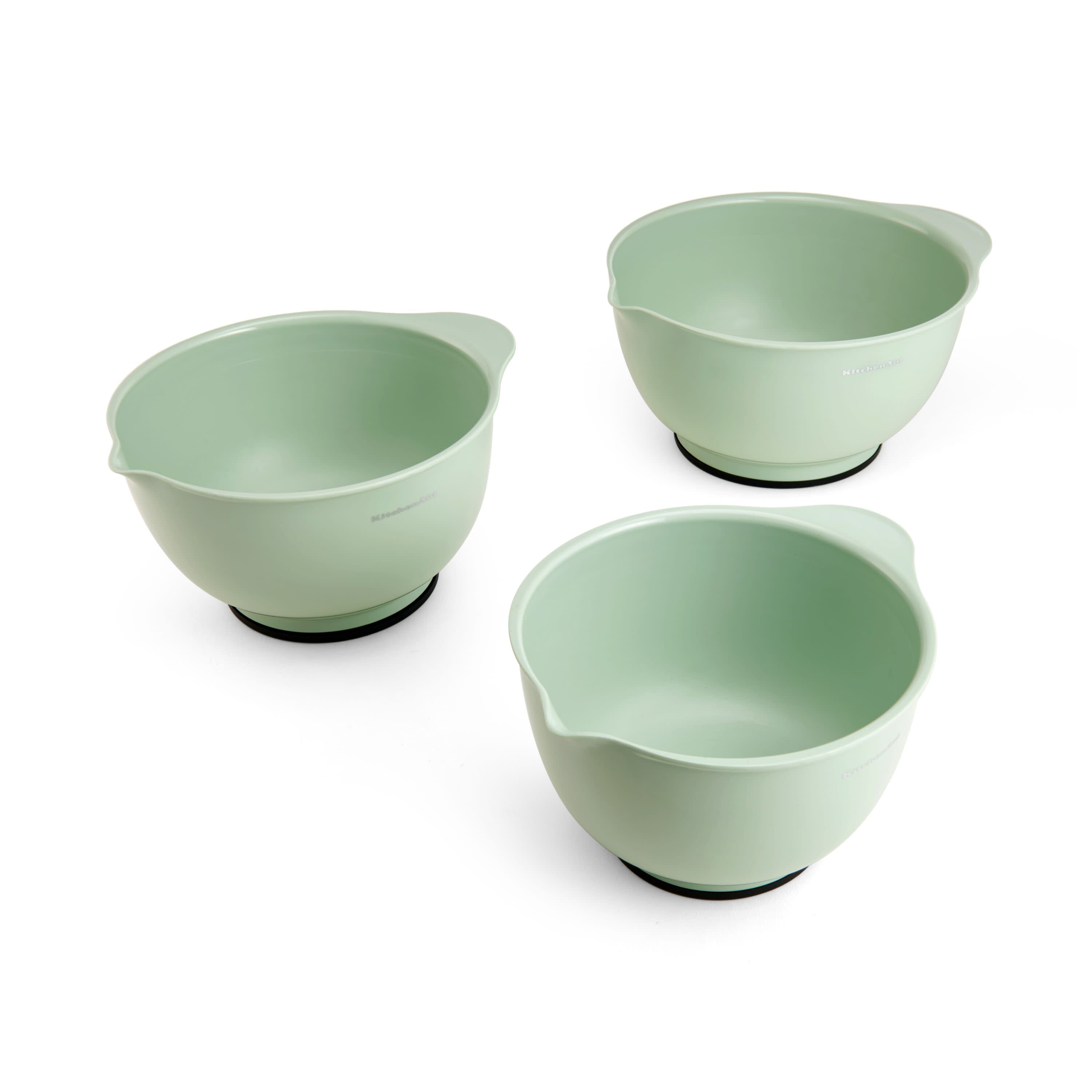 Pistachio Set of 3 KitchenAid KE175OSPIA Classic Mixing Bowls 