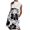 Black Womens Summer Dress, variant on USSUMA Sleeveless Sundresses for Women Floral Print Tshirt Midi Beach Party Dresses Pocket Zipper Tunic Sun Dresses Women's Summer Casual Turtleneck Dress Wedding Guest