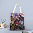 thumbnail image 2 of Strawberry Prince Bolso de tela con estampado de lienzo para mujer, bolsa de compras reutilizable y estética, con cremallera interior, regalo para mujer, 35 × 40 cm., 2 of 6