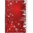 thumbnail image 7 of GZHJMY Christmas Tree Snowman Rectangle Tablecloth for Kitchen Dining Room Party Table Cover Home Decor 60"(W) x 108"(L), 7 of 7