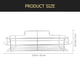 thumbnail image 4 of Estante de almacenamiento de pared para baño, escurridor de acero inoxidable, estante de pared para inodoro, 4 of 6