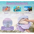 thumbnail image 4 of Mesh Backpack,Heavy Duty Semi-Transparent Mesh Bookbag Womens Mens,Sports, Beach, Swimming, Travel, 4 of 6