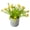 Yellow, variant on Ruanlalo Potted Artificial Flower Spring Fake Wildflowers in Vase Small Realistic Faux Flower Decor for Wedding Bouquets Party Centerpieces