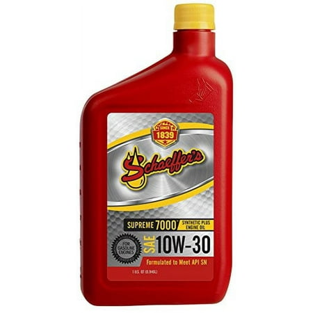 Schaeffer Oil 703 Supreme 7000 Moly Synthetic Plus Engine Oil 10W-30 - 1 Quart