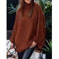 thumbnail image 4 of Suéter PRETTYGARDEN Otoño 2025 Cuello Alto Tejido Grueso M, 4 of 8