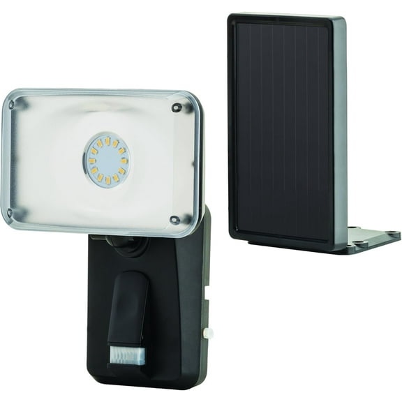 Heath/Zenith HZ-1931-BK Heathco Security Solar Floodlight, Led, Black